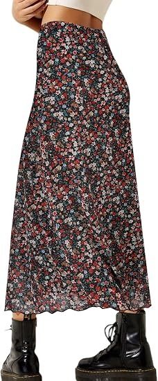 Floral Print Maxi Skirt image 2